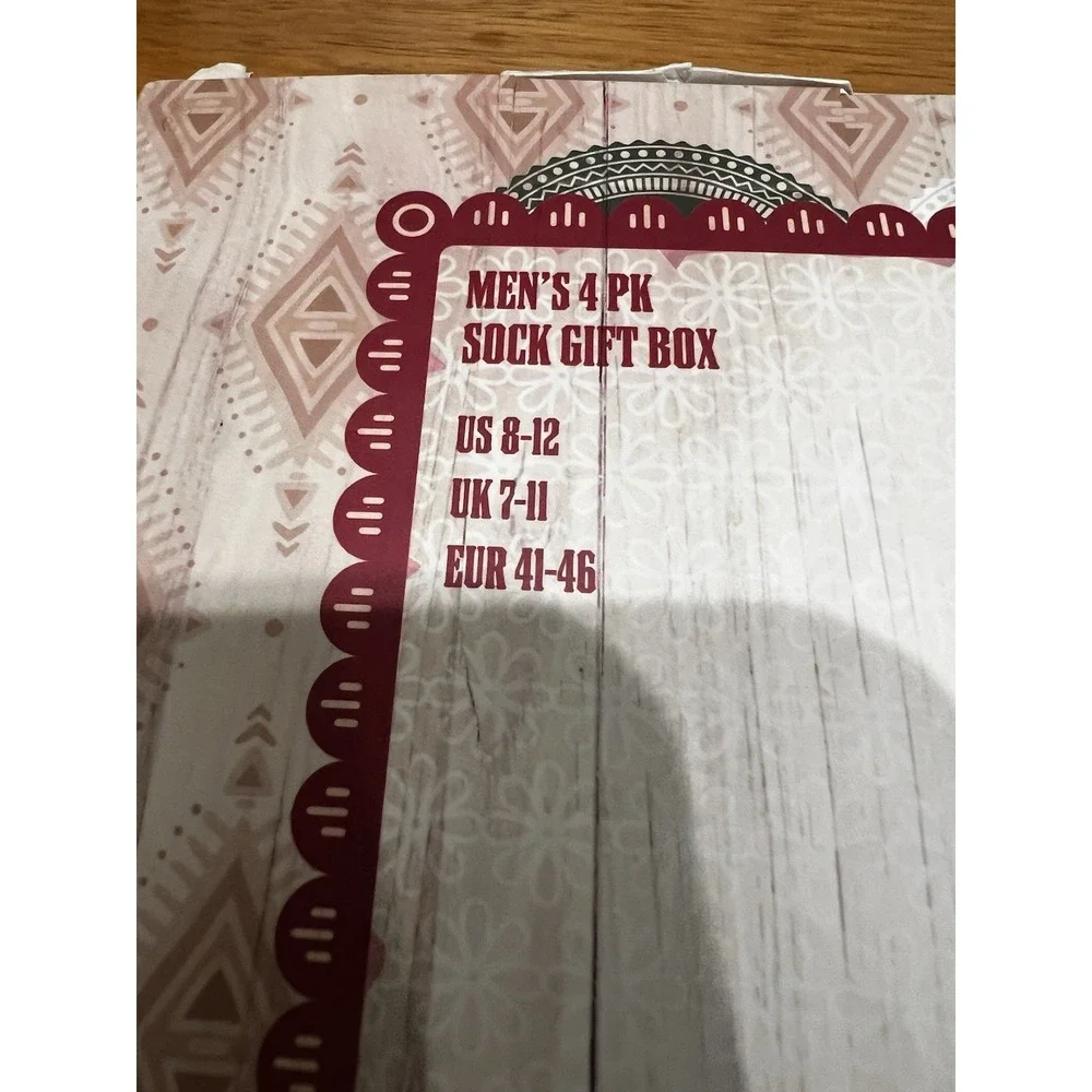 Orrsum Sock Company Men's 4pk Tequila Socks US Size 8-12 w/Gift Box NEW Collecti